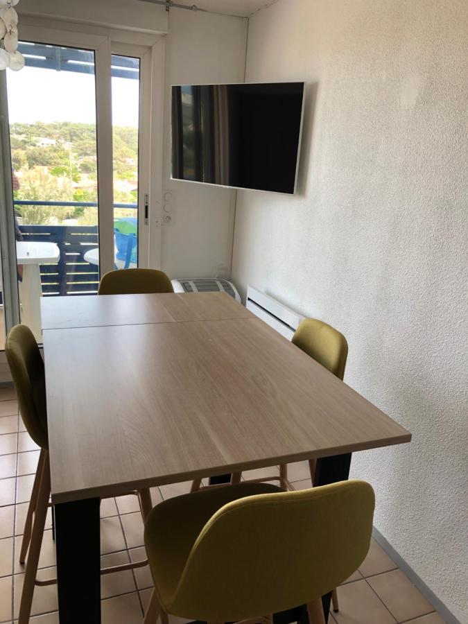 Appartement Climatise Avec Piscine & Mer Bleu Marine Lacanau Εξωτερικό φωτογραφία